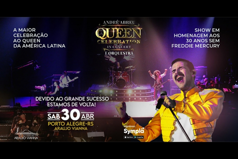 AUDIT&Oacute;RIO ARA&Uacute;JO VIANNA APRESENTA QUEEN CELEBRATION IN CONCERT