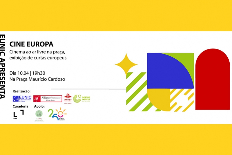 CINE EUROPA - CINEMA AO AR LIVRE NA PRA&Ccedil;A MAUR&Iacute;CIO CARDOSO, UM PRESENTE PARA OS 250 ANOS DE PORTO ALEGRE