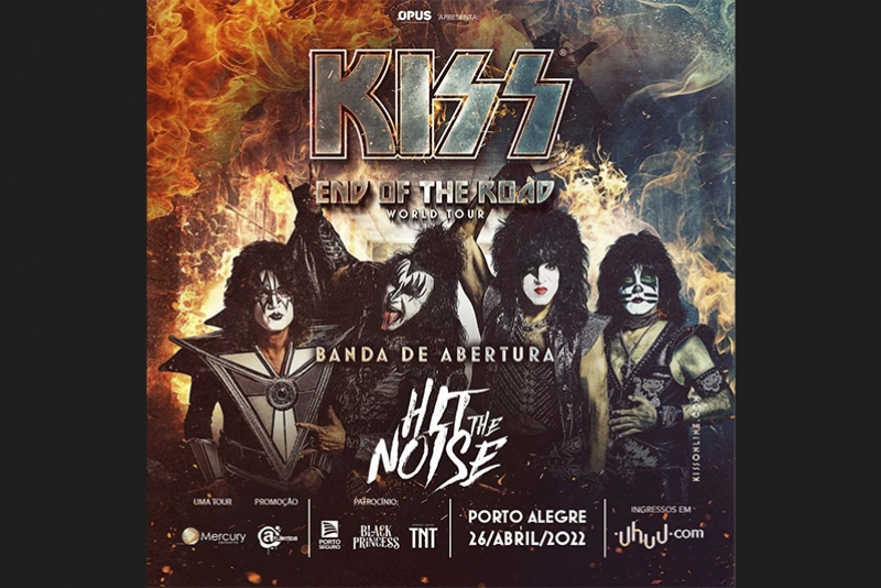HIT THE NOISE FAR&Aacute; A ABERTURA DO SHOW DO KISS EM PORTO ALEGRE
