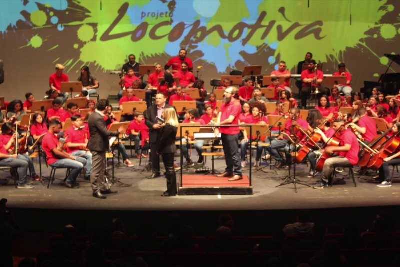 ESTAÇÃO GRAMADO RECEBE ORQUESTRA INFANTOJUVENIL DO PROJETO LOCOMOTIVA