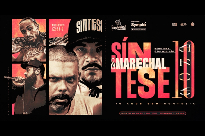 S&Iacute;NTESE E MC MARECHAL SE APRESENTAM NO OPINI&Atilde;O