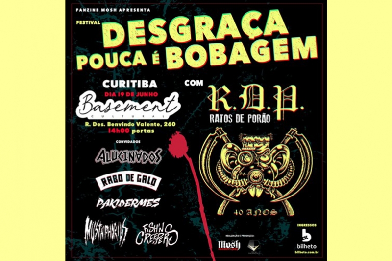 RATOS DE POR&Atilde;O TEM LOCAL ALTERADO PARA APRESENTA&Ccedil;&Atilde;O EM CURITIBA
