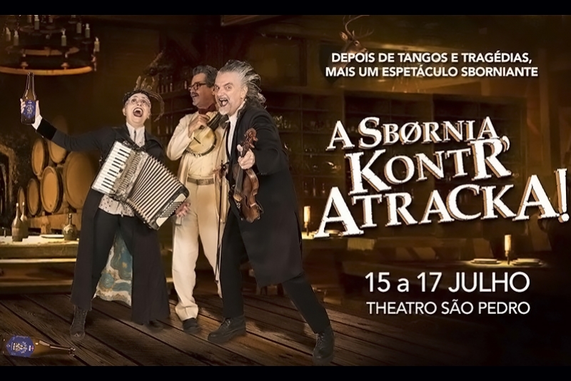 SB&Oslash;RNIA EM REVISTA AO VIVO NO THEATRO S&Atilde;O PEDRO EM JULHO