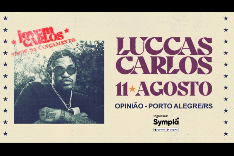 LUCCAS CARLOS ESTREIA SHOW "JOVEM CARLOS" NO OPINI&Atilde;O EM AGOSTO