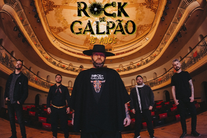 BANDA ROCK DE GALP&Atilde;O CELEBRA 15 ANOS DE CARREIRA AMANH&Atilde; NO TEATRO RENASCEN&Ccedil;A 