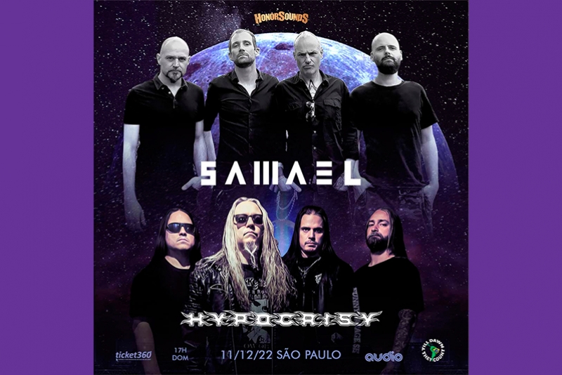 HYPOCRISY E SAMAEL: CONFIRA TODAS AS INFORMA&Ccedil;&Otilde;ES SOBRE &Uacute;NICO SHOW NO BRASIL
