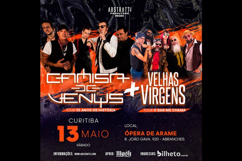CAMISA DE V&Ecirc;NUS E VELHAS VIRGENS UNEM FOR&Ccedil;AS NO PALCO DA &Oacute;PERA DE ARAME