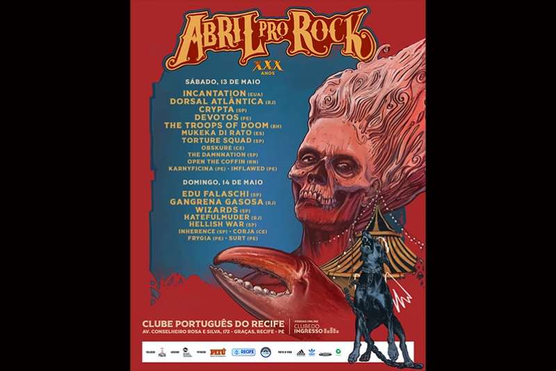 GANGRENA GASOSA SE APRESENTA NA EDI&Ccedil;&Atilde;O DE 30 ANOS DO LEND&Aacute;RIO FESTIVAL ABRIL PRO ROCK 