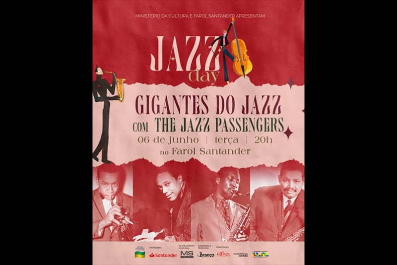 THE JAZZ PASSENGERS APRESENTA GIGANTES DO JAZZ NA S&Eacute;RIE JAZZ DAY, NO FAROL SANTANDER PORTO ALEGRE 
