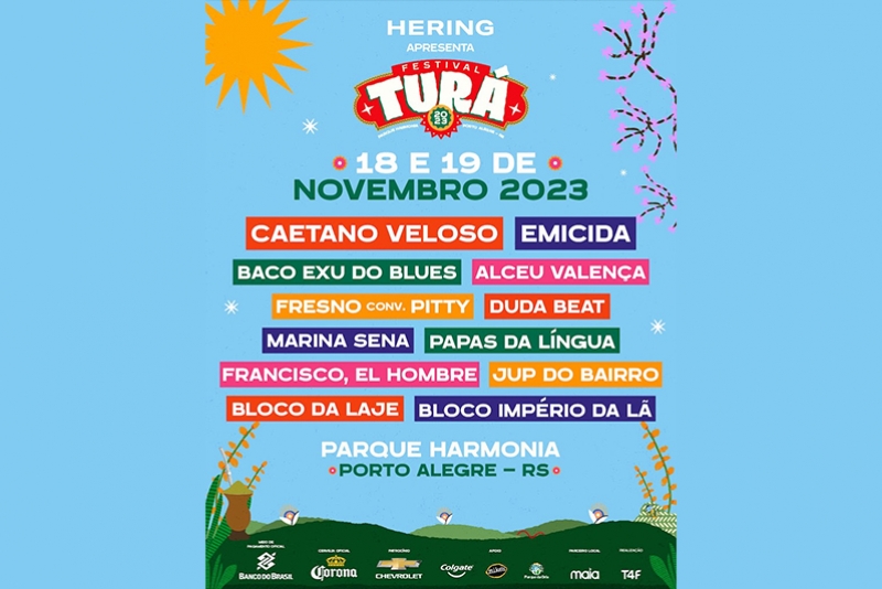 FESTIVAL TUR&Aacute; ANUNCIA O LINE-UP DA SUA PRIMEIRA EDI&Ccedil;&Atilde;O EM PORTO ALEGRE