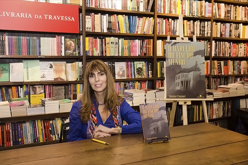 ESCRITORA DENISE EMMER, LAN&Ccedil;A O ROMANCE &ldquo;O BARULHO DO FIM DO MUNDO&rdquo;