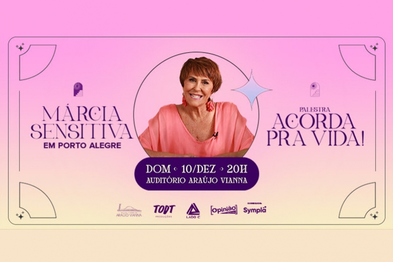 MARCIA SENSITIVA E SUA PALESTRA "ACORDA PRA VIDA" NO ARA&Uacute;JO VIANNA