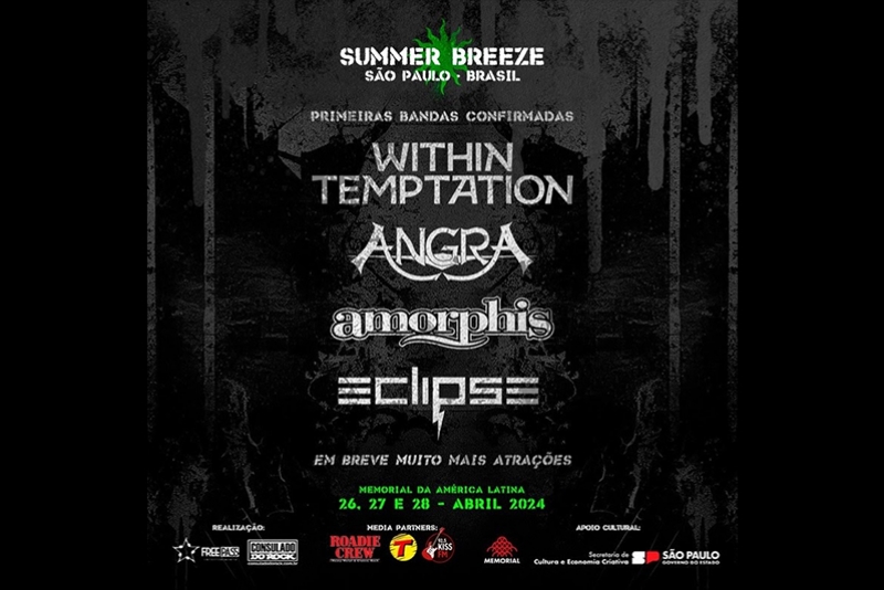 SAIBA QUAIS S&Atilde;O AS PRIMEIRAS ATRA&Ccedil;&Otilde;ES CONFIRMADAS PARA A SEGUNDA EDI&Ccedil;&Atilde;O DO SUMMER BREEZE NO BRASIL