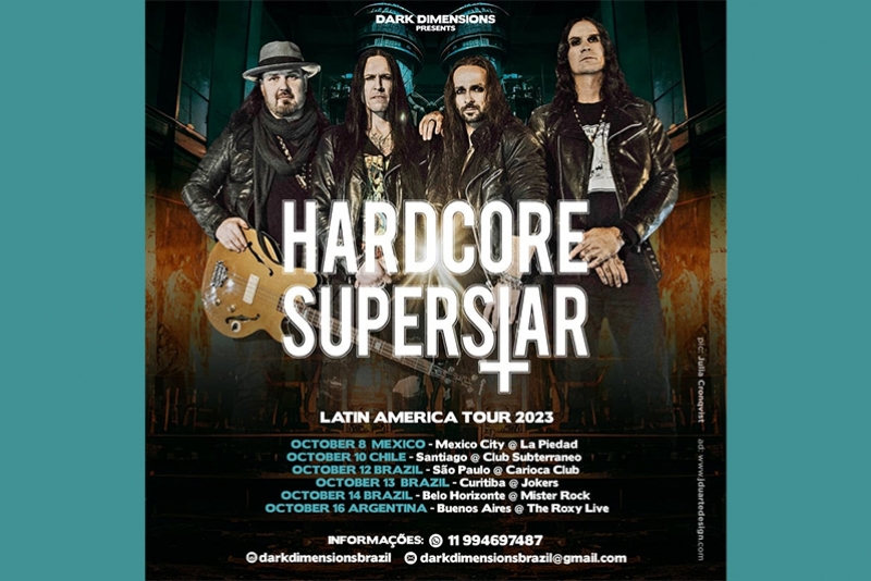 A PRODUTORA DARK DIMENSIONS CONFIRMOU TR&Ecirc;S APRESENTA&Ccedil;&Otilde;ES DA VETERANA BANDA SUECA HARDCORE SUPERSTAR PELO BRASIL