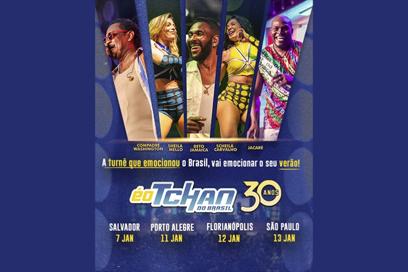 GRUPO &ldquo;&Eacute; O TCHAN&rdquo; SE APRESENTA NO AUDIT&Oacute;RIO ARA&Uacute;JO VIANNA EM JANEIRO/2024