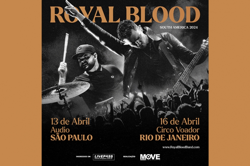 ROYAL BLOOD VOLTA AO BRASIL DEPOIS DE CINCO ANOS