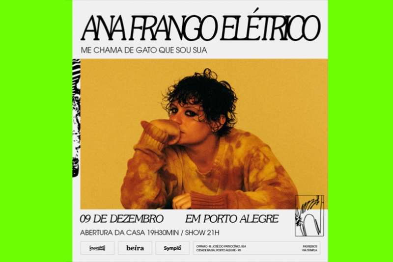 ANA FRANGO EL&Eacute;TRICO SE APRESENTA NO BAR OPINI&Atilde;O EM DEZEMBRO