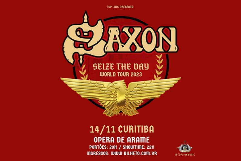 SAXON J&Aacute; EST&Aacute; NO BRASIL PARA TURN&Ecirc; HIST&Oacute;RICA COM SHOWS EM QUATRO CIDADES NO PA&Iacute;S E AM&Eacute;RICA LATINA