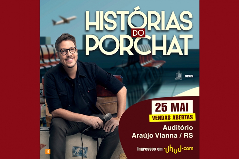 F&Aacute;BIO PORCHAT CONFIRMA SHOW EM PORTO ALEGRE
