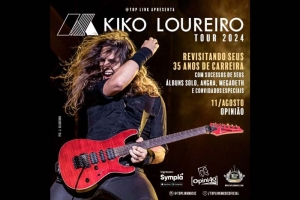KIKO LOUREIRO SE APRESENTA NO BAR OPINI&Atilde;O EM AGOSTO COM A SUA PRIMEIRA TURN&Ecirc; INDIVIDUAL PELO BRASIL