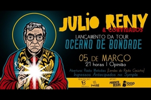 J&Uacute;LIO RENY - LENDA DO ROCK GA&Uacute;CHO SE APRESENTA NO BAR OPINI&Atilde;O DIA 05/03