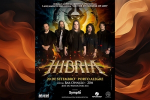 HIBRIA APRESENTA O NOVO &Aacute;LBUM &ldquo;ON THE SHORTNESS OF LIFE&rdquo; EM PORTO ALEGRE NO DIA 20 DE SETEMBRO