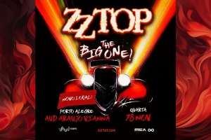ZZ TOP - (NOVO LOCAL) BANDA IR&Aacute; SE APRESENTAR NO AUDIT&Oacute;RIO ARA&Uacute;JO VIANNA