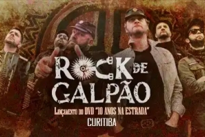 ROCK DE GALPÃO FAZ SHOW DE LANÇAMENTO DE DVD EM CURITIBA