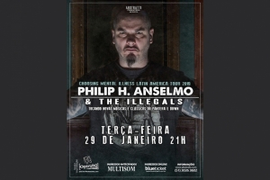 PHIL ANSELMO EM PORTO ALEGRE (29/1): INGRESSOS A PARTIR DO SEGUNDO LOTE