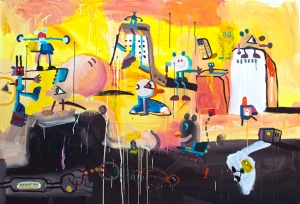 STATION TO STATION - PINTURAS E OBJETOS DE ITURRUSGARAI ABRE A TEMPORADA 2019 NO MUSEU DO TRABALHO