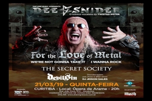 DEE SNIDER CHEGA AO BRASIL PARA SHOWS EM CURITIBA E SÃO PAULO