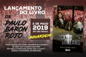 PAULO BARON LANÇA LIVRO “ROCKING ALL MY DREAMS” EM FESTA DA TOP LINK MUSIC
