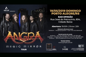 ANGRA RETORNA A PORTO ALEGRE APRESENTANDO A TURNE MAGIC MIRROR 