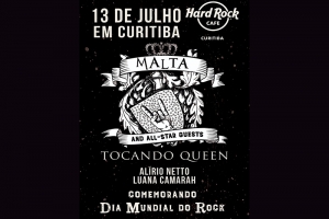 MALTA CONFIRMA TRIBUTO AO QUEEN COM PARTICIPAÇÃO DE ALÍRIO NETTO NO DIA MUNDIAL DO ROCK