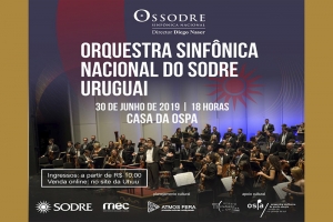 ORQUESTA SINFÓNICA NACIONAL DEL SODRE UMA DAS PRINCIPAIS ORQUESTRAS DA AMÉRICA LATINA E PRINCIPAL ORQUESTRA SINFÔNICA DO URUGUAI FAZ APRESENTAÇÃO ÚNICA NA CASA DA MÚSICA DA OSPA EM PORTO ALEGRE.