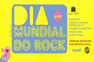 O FESTIVAL VIVA O DIA MUNDIAL DO ROCK IRÁ REUNIR BANDAS E CELEBRAR A DATA DO 13 DE JULHO NO VILA FLORES
