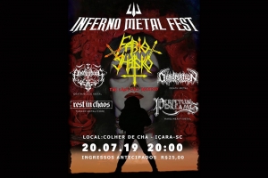 REST IN CHAOS: BANDA É UMA DAS ATRAÇÕES DO GRANDE INFERNO METAL FEST