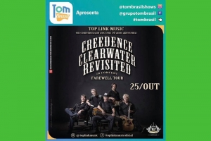 CREEDENCE CLEARWATER REVISITED RETORNA AO BRASIL COM TURNÊ DE DESPEDIDA