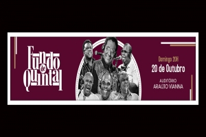 FUNDO DE QUINTAL, DIA 20 DE OUTUBRO, NO ARAÚJO VIANNA