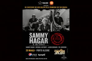 CANCELADO - BANDA COM SAMMY HAGAR E JASON BONHAM APRESENTA SUCESSOS DO VAN HALEN EM PORTO ALEGRE