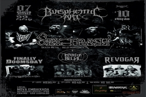 IMPERADOR BELIAL: BANDA É CONFIRMADA NO 10º BLASPHEMIC ART FESTIVAL QUE ACONTECERÁ EM 2020 NA NOVA EMBAIXADA EM SÃO LEOPOLDO -RS