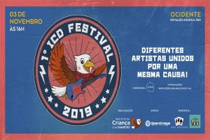 INSTITUTO DA CRIANÇA COM DIABETES REALIZA O 1º ICD FESTIVAL (EVENTO VAI REUNIR DIVERSOS ARTISTAS NO DIA 03 DE NOVEMBRO NO BAR OCIDENTE)