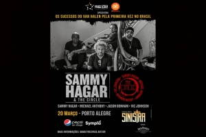 SAMMY HAGAR, QUE FAZ SHOW EM PORTO ALEGRE COM O THE CIRCLE, DIZ QUE ATUAL BANDA TOCA TÃO BEM QUANTO VAN HALEN