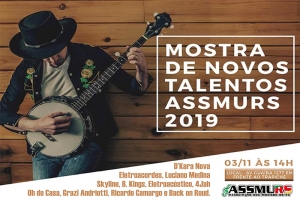 MOSTRA DE NOVOS TALENTOS ASSMURS 2019 REÚNE ARTISTAS E BANDAS GAÚCHAS