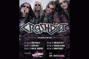 CRASHDÏET RETORNA AO BRASIL COM TURNÊ DO GRANDIOSO ÁLBUM RUST