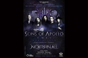 SONS OF APOLLO: SUPER BANDA RETORNA AO BRASIL E CONFIRMA SHOW NO RIO DE JANEIRO