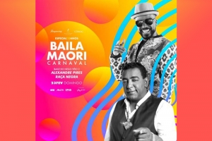 RAÇA NEGRA E ALEXANDRE PIRES COM O BAILE DO NÊGO VÉIO 2, NO BAILA MAORI CARNAVAL, DIA 23 DE FEVEREIRO