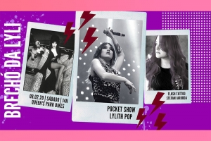 BRECHÓ DA LYLI + POCKET SHOW COM LYLITH POP NO QUEEN'S PARK BIKES
