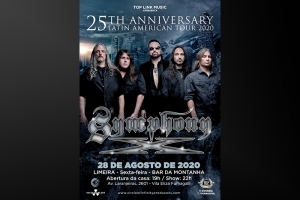 SYMPHONY X CONFIRMA SHOW COMEMORATIVO EM LIMEIRA