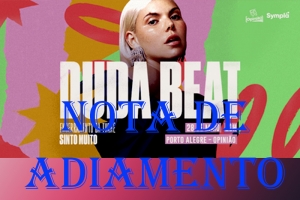 DUDA BEAT - NOTA DE ADIAMENTO
